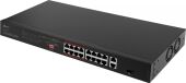 ���������� TP-Link TL-SL1218P (L2) 16x100����/� 1x1����/� 1x�����(1000BASE-T/SFP) 16PoE+ 150W �������������