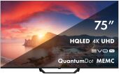 ��������� QLED Haier 75" Smart TV S2 Pro Frameless ������ 4K Ultra HD 60Hz DVB-T DVB-T2 DVB-C DVB-S DVB-S2 USB WiFi Smart TV