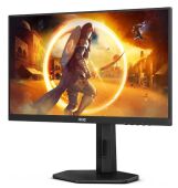 Монитор AOC 23.8" 24G4X Black, 16:9, IPS, 1920x1080, 1ms, 300cd, 180Hz, 2xHDMI, 1xDP, SPK, HAS