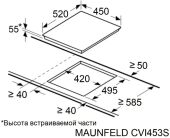 ������������ �������� ����������� Maunfeld CVI453SBWH Inverter �����