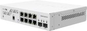 ���������� MikroTik CSS610-8G-2S+IN (L2) 8x1����/� 2x10����/� 2SFP+ 1PoE �����������