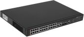 ���������� Dahua DH-PFS4226-24ET-240 (L2) 24x100����/� 2x1����/� 2x�����(1000BASE-T/SFP) 22PoE+ 2PoE++ 240W �����������