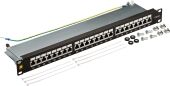 ����-������ Lanmaster LAN-PPL24S6A 19" 1U 24xRJ45 ���.6A STP