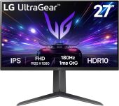 ������� LG 27" UltraGear 27GS65F-B ������ IPS LED 16:9 HDMI ������� HAS 300cd 178��/178�� 1920x1080 180Hz FreeSync DP FHD 7.2��