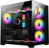 ������ Bloody CC-122 ������ ��� �� ATX 10x120mm 1xUSB2.0 1xUSB3.0 audio
