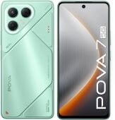 �������� Tecno Pova 7 5G 256Gb 8Gb ������� �������� 3G 4G 2Sim 6.78" 1080x2460 Android 15 50Mpix 802.11 a/b/g/n/ac/ax NFC GPS GSM900/1800 Protect microSD max1024Gb