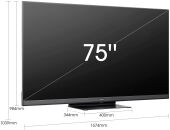 ��������� QLED Hisense 75" 75U8HQ ������ 4K Ultra HD 120Hz DVB-T DVB-T2 DVB-C DVB-S DVB-S2 WiFi Smart TV