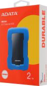 ������� ���� A-Data USB3.0 2TB AHD330-2TU31-CBL HD330 DashDrive Durable 2.5" �����