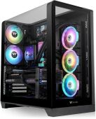 ������ Thermaltake View 390 TG ������ ��� �� ATX 6x120mm 2xUSB3.0 audio bott PSU