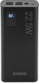 ��������� ����������� Digma DGPF30A 30000mAh QC3.0/PD3.0 22.5W 3A 4xUSB-A/USB-C ������ (DGPF30A22ABK)