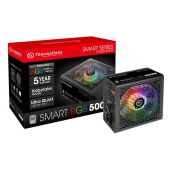 ���� ������� Thermaltake ATX 500W Smart RGB 500 80+ 24pin APFC 120mm fan color LED 6xSATA RTL