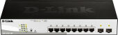 ���������� D-Link DGS-1210-10P/F3A (L2) 8x1����/� 2SFP 8PoE 65W �������������