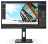Монитор AOC 27" 27P2Q Black, 16:9, IPS, FHD, 4ms, 300cd, 75Hz, VGA, DVI, HDMI, DP, USB, SPK, HAS